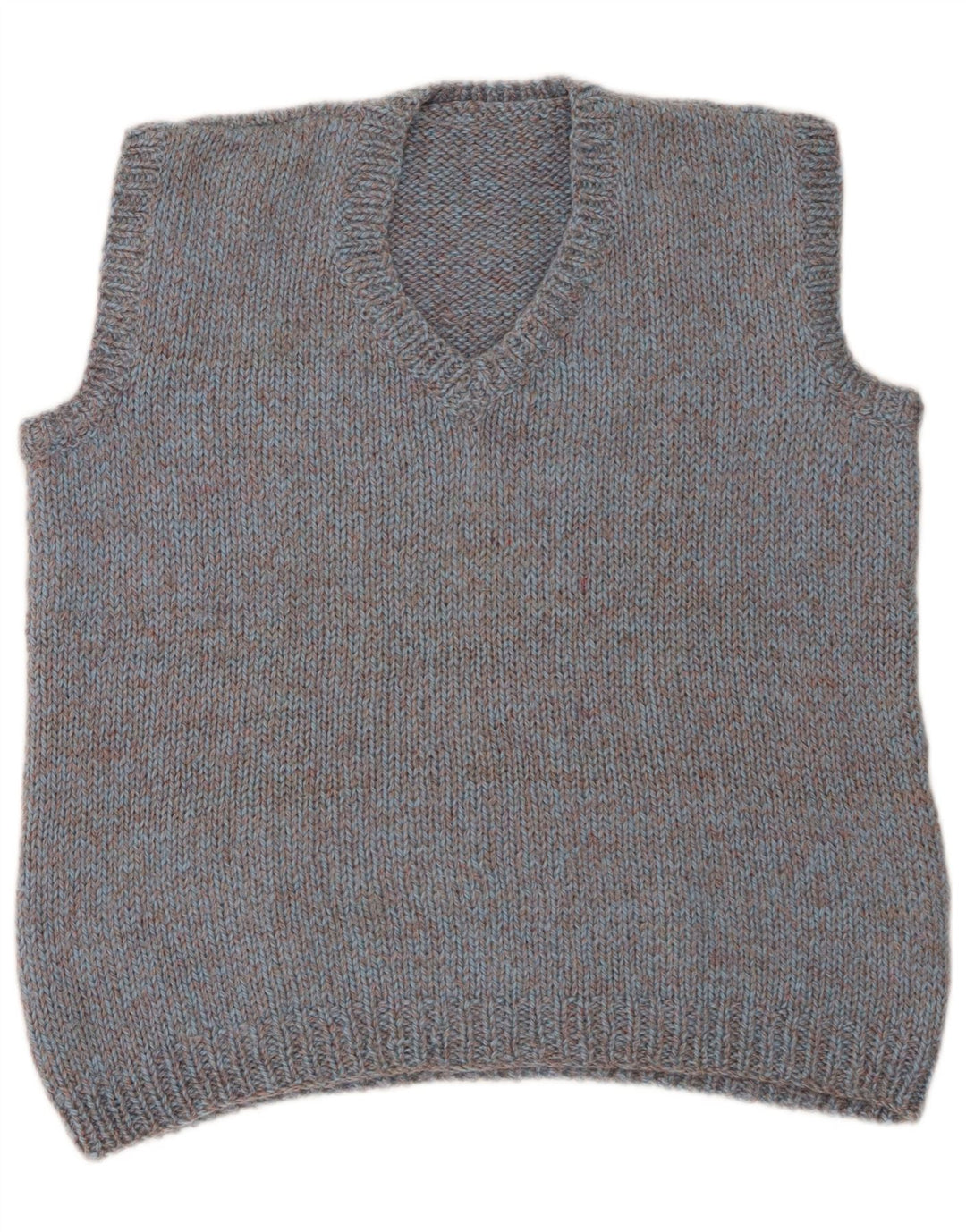 Colete masculino vintage regata grande azul manchado