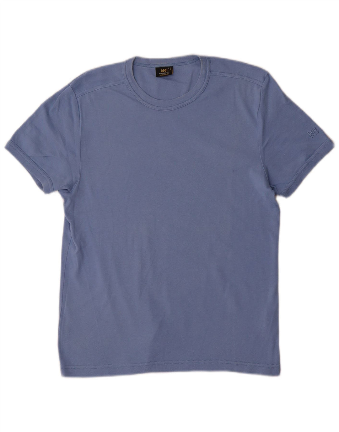 Camiseta feminina Lee grande algodão azul
