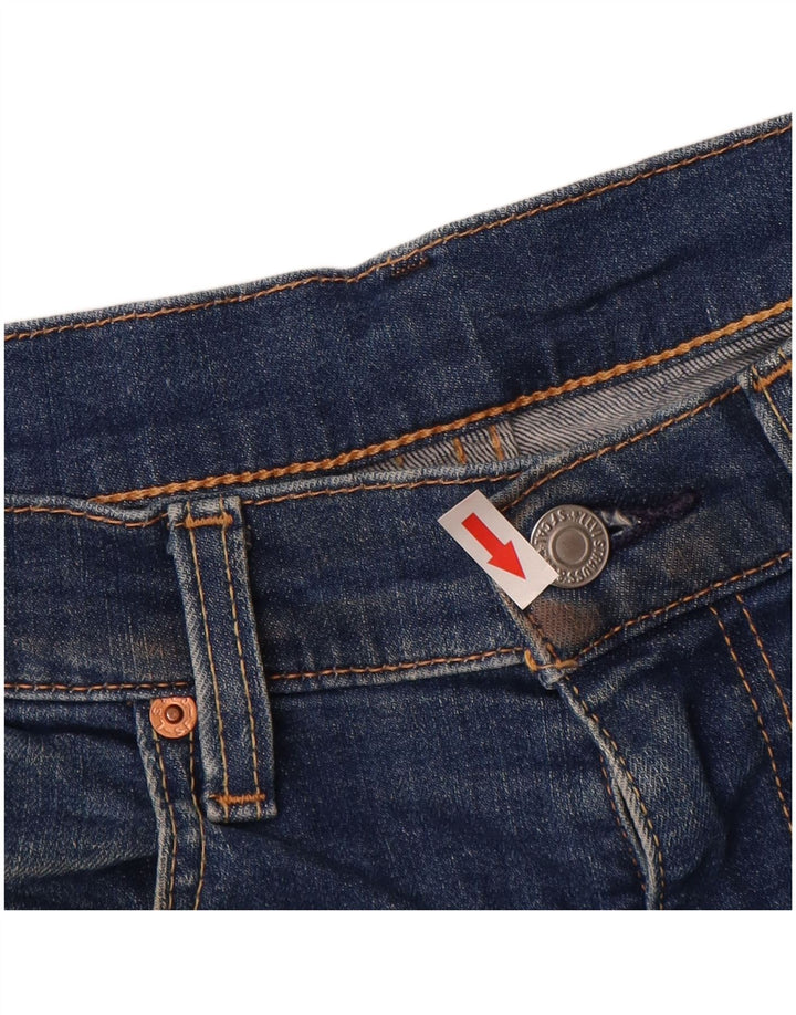 LEVI'S Masculino 512 Slim Tapered Jeans W34 L28 Azul Algodão
