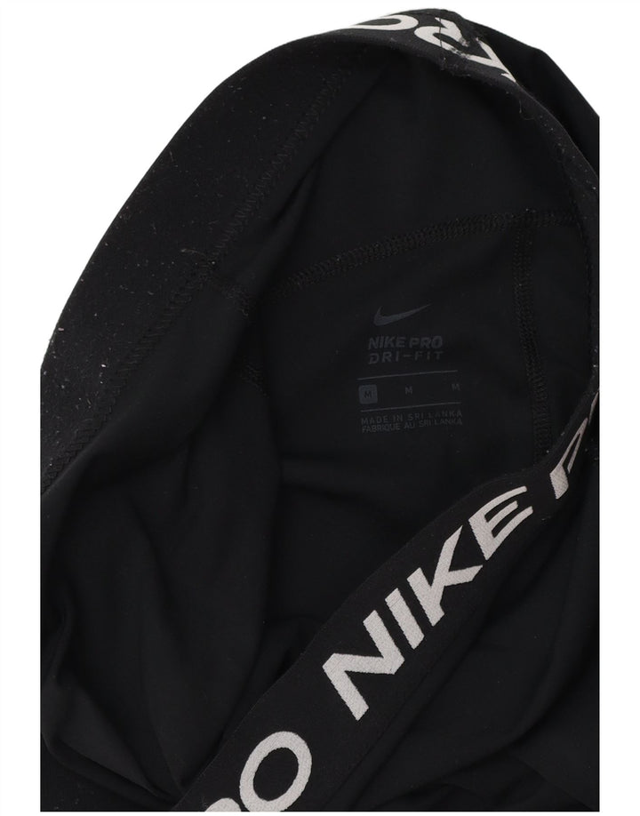 Leggings Nike Dri Fit Graphic Femininas UK 12 Médias Pretas