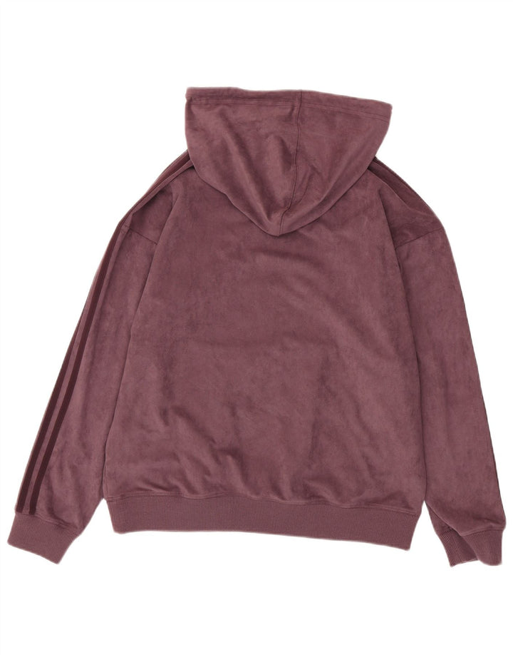 Jumper feminino com capuz de veludo grande UK 10 pequeno