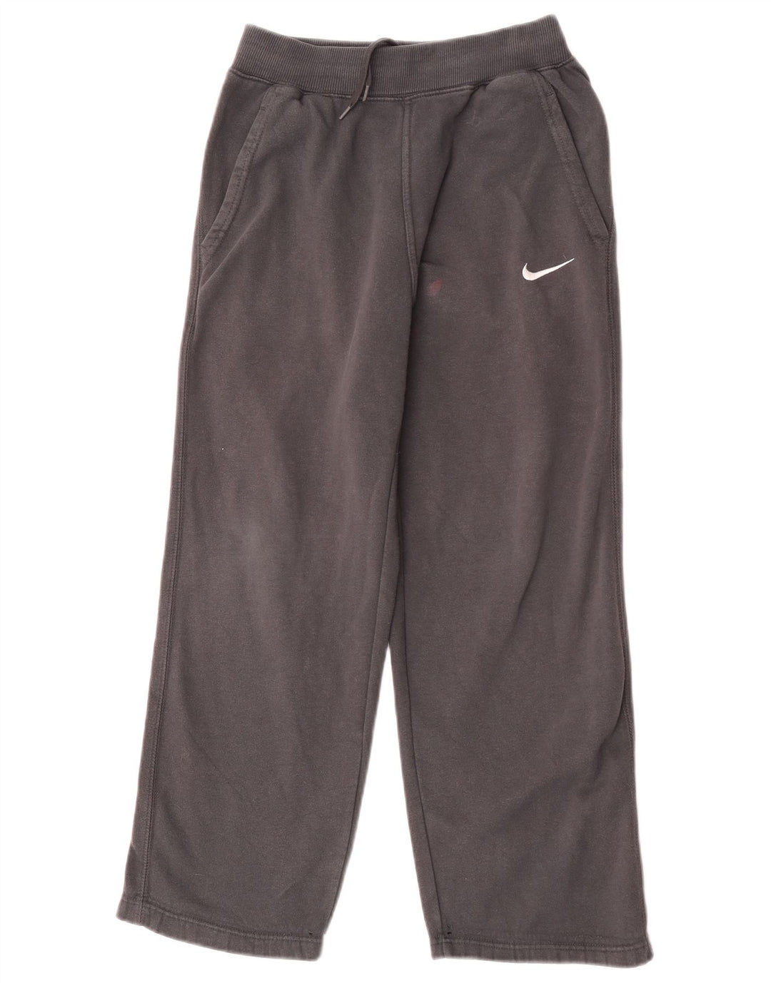 Calças de treino Nike Boys 10-11 anos cinza médio algodão