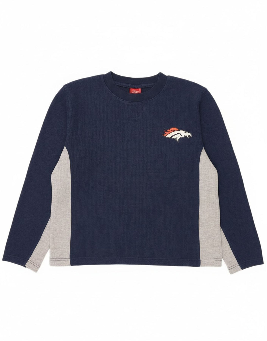 NFL Boys Denver Broncos Moletom Jumper 15-16 Anos XL Azul Marinho
