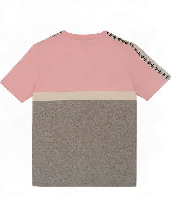 Camiseta Adidas Meninas Graphic 15-16 Anos Rosa Colorblock Algodão