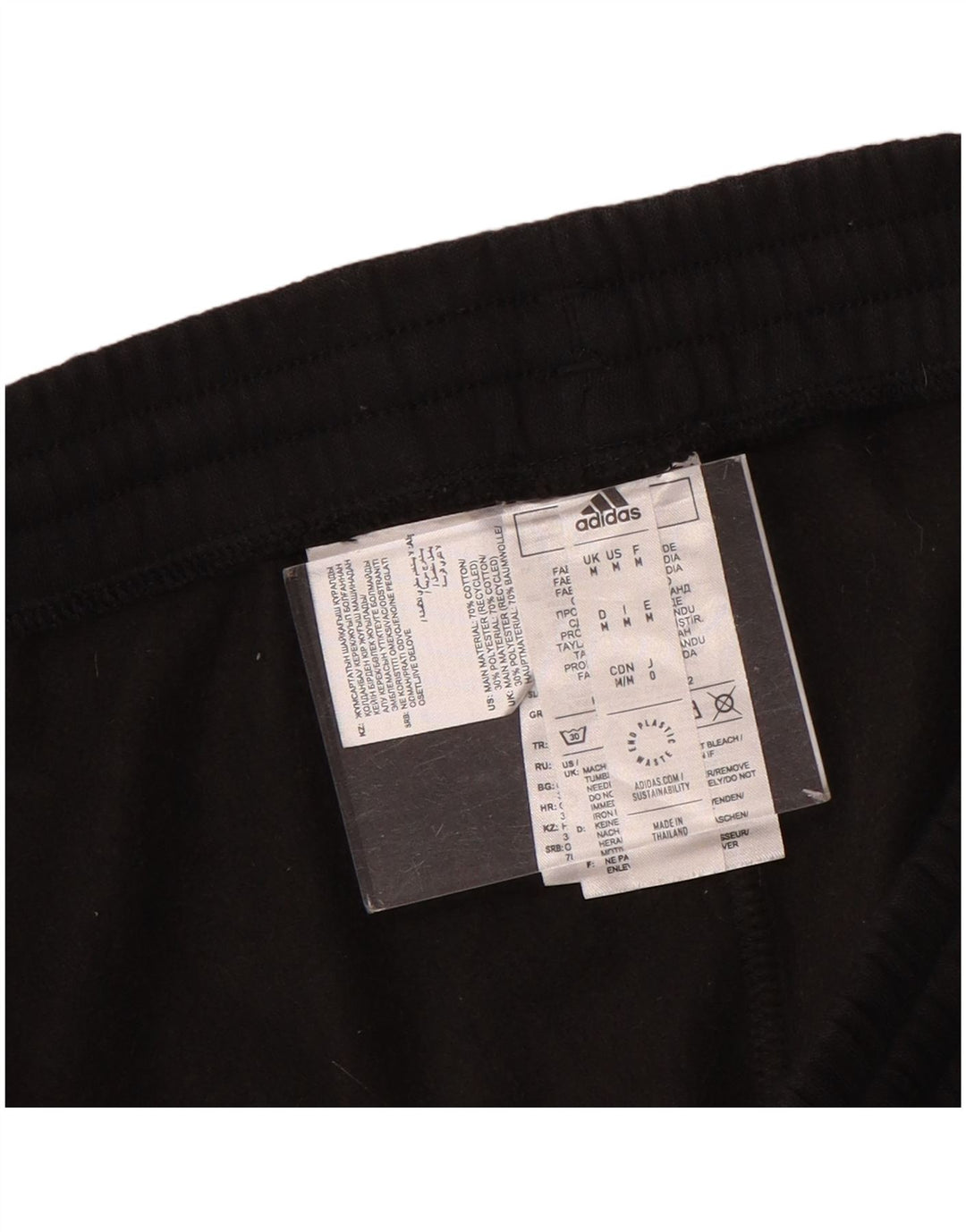 Adidas Mens Treino Calças Joggers Médio Algodão Preto