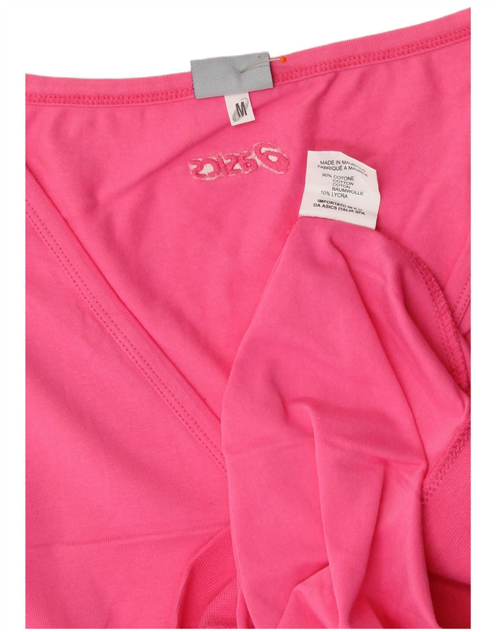 Colete gráfico feminino ASICS Top UK 12 algodão rosa médio