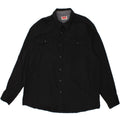 Camisa masculina WRANGLER 2XL algodão preto
