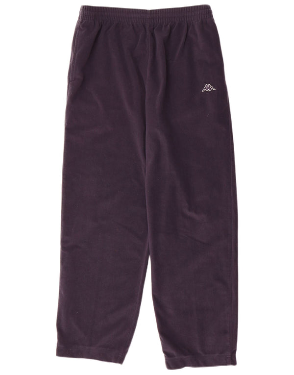 Calça de treino masculina Kappa grande poliéster azul marinho