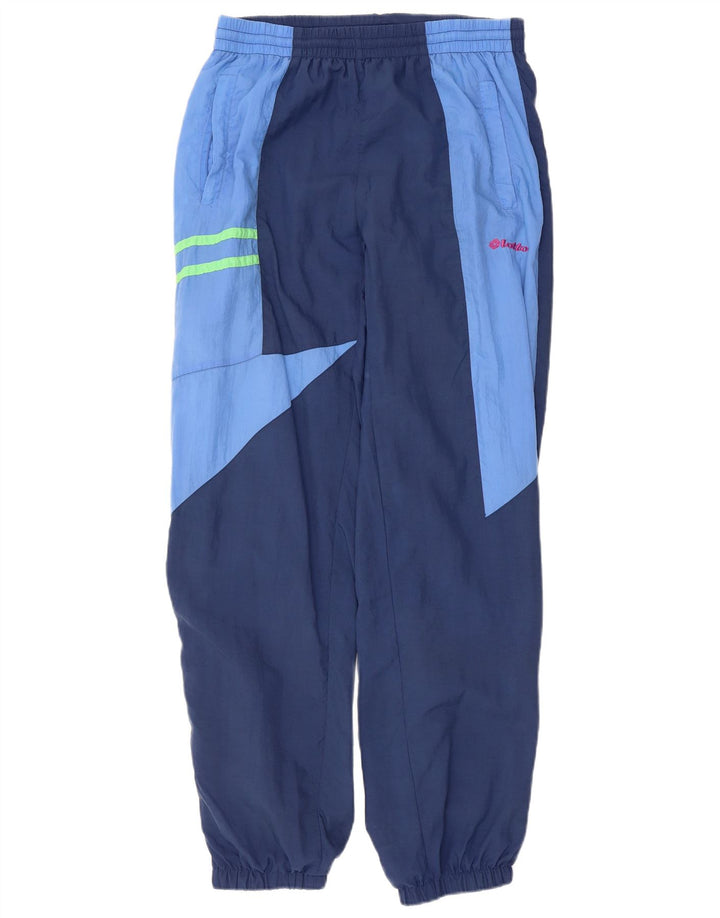 Calça de treino masculina Lotto Joggers médio azul marinho colorblock