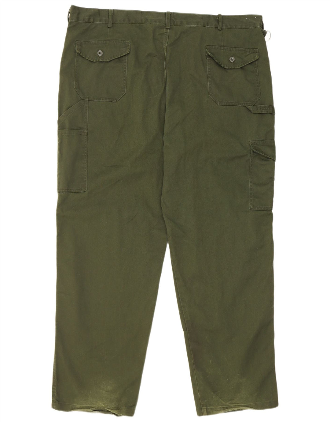 Calças Dickies Mens Tapered Cargo W44 L30 Poliéster Verde