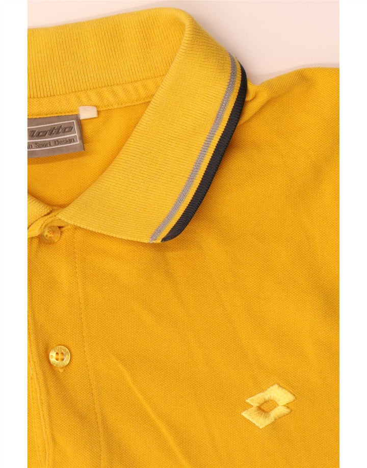 Camisa pólo masculina Lotto XL amarela