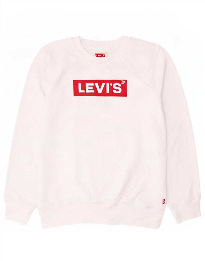 Moletom gráfico Levi's Boys 11-12 anos branco