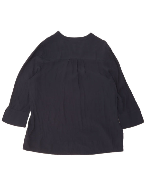 Top feminino Tommy Hilfiger manga 3/4 US 14 XL azul marinho viscose