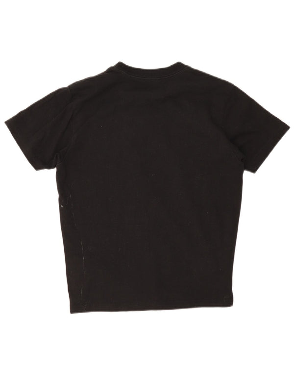 Camiseta feminina gráfica Dickies Top UK 12 algodão preto médio