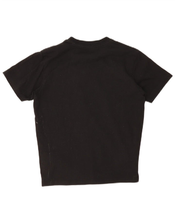 Camiseta feminina gráfica Dickies Top UK 12 algodão preto médio