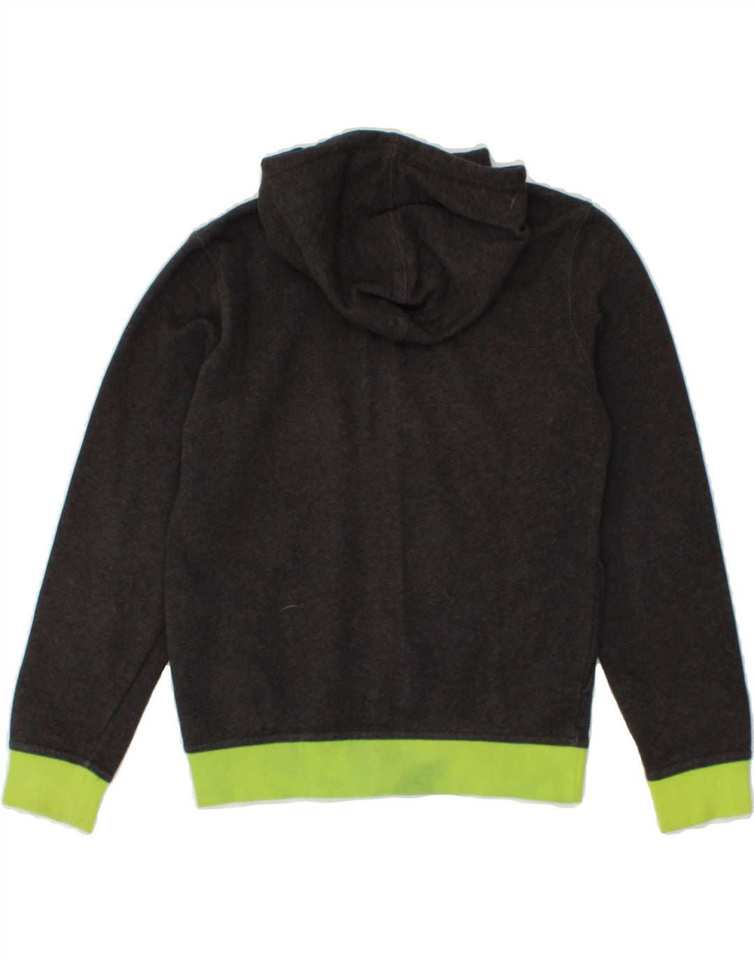 QUIKSILVER Boys Zip Hoodie Sweater 11-12 Years Grey Cotton Vintage Quiksilver and Second-Hand Quiksilver from Messina Hembry 
