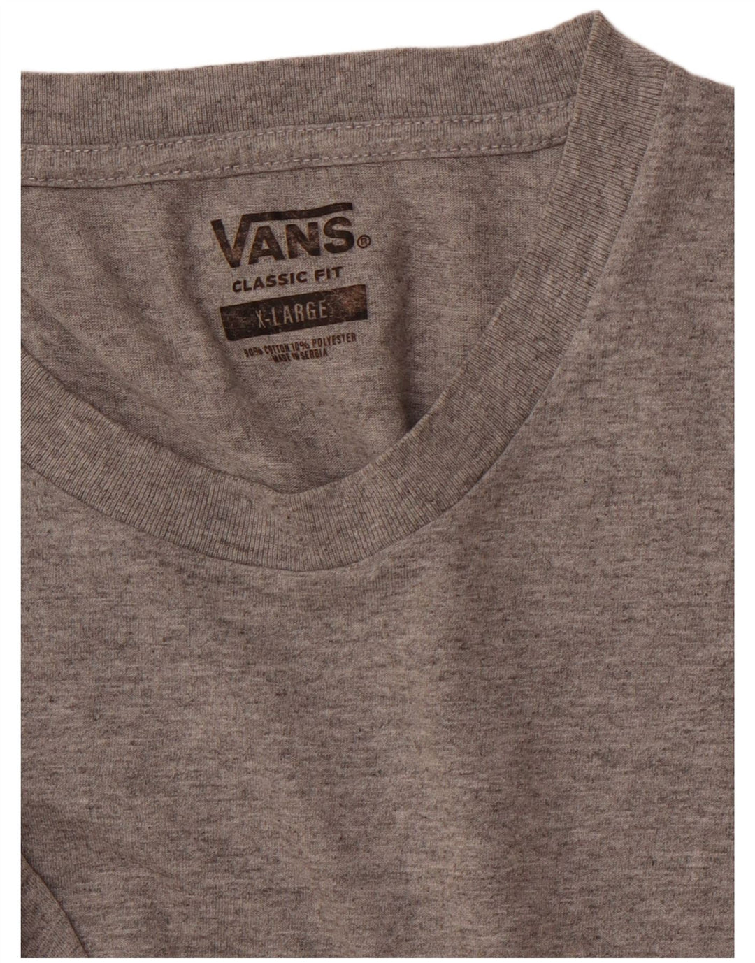 Camiseta VANS Masculina Classic Fit Top XL Preto Colorblock Algodão