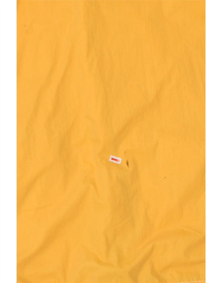 Jaqueta de chuva masculina com capuz TIMBERLAND UK 40 grande nylon amarelo