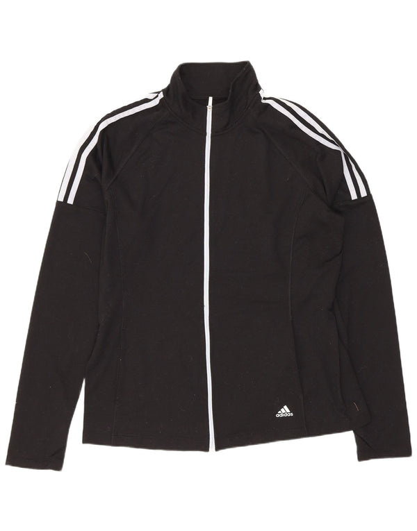 Adidas Womens Golf Tracksuit Top Jacket UK 14 Grande Preto Esportes