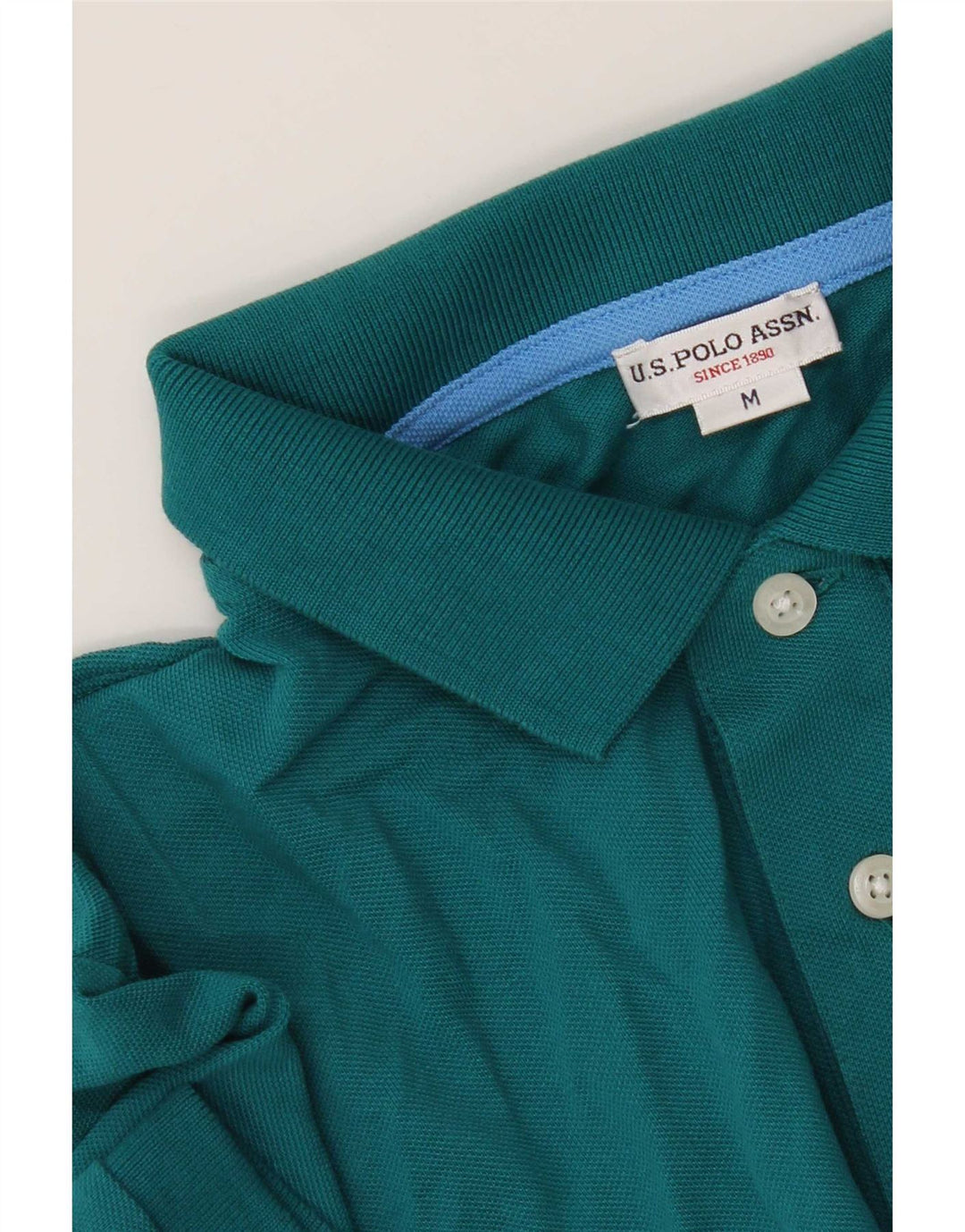 US Polo Assn. Camisa Masculina Verde Médio