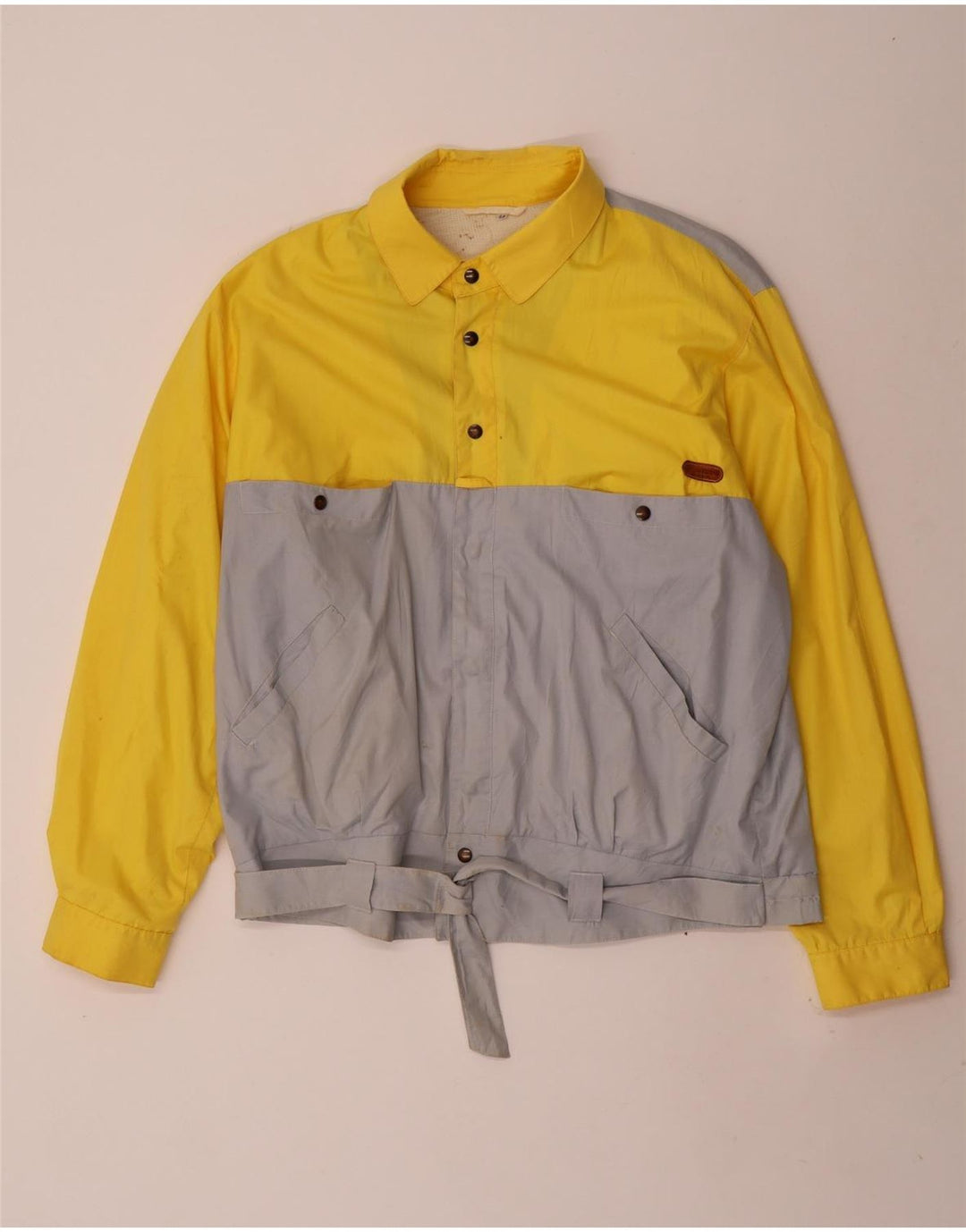 Jaqueta bomber masculina Sportman IT 52 XL amarelo colorblock
