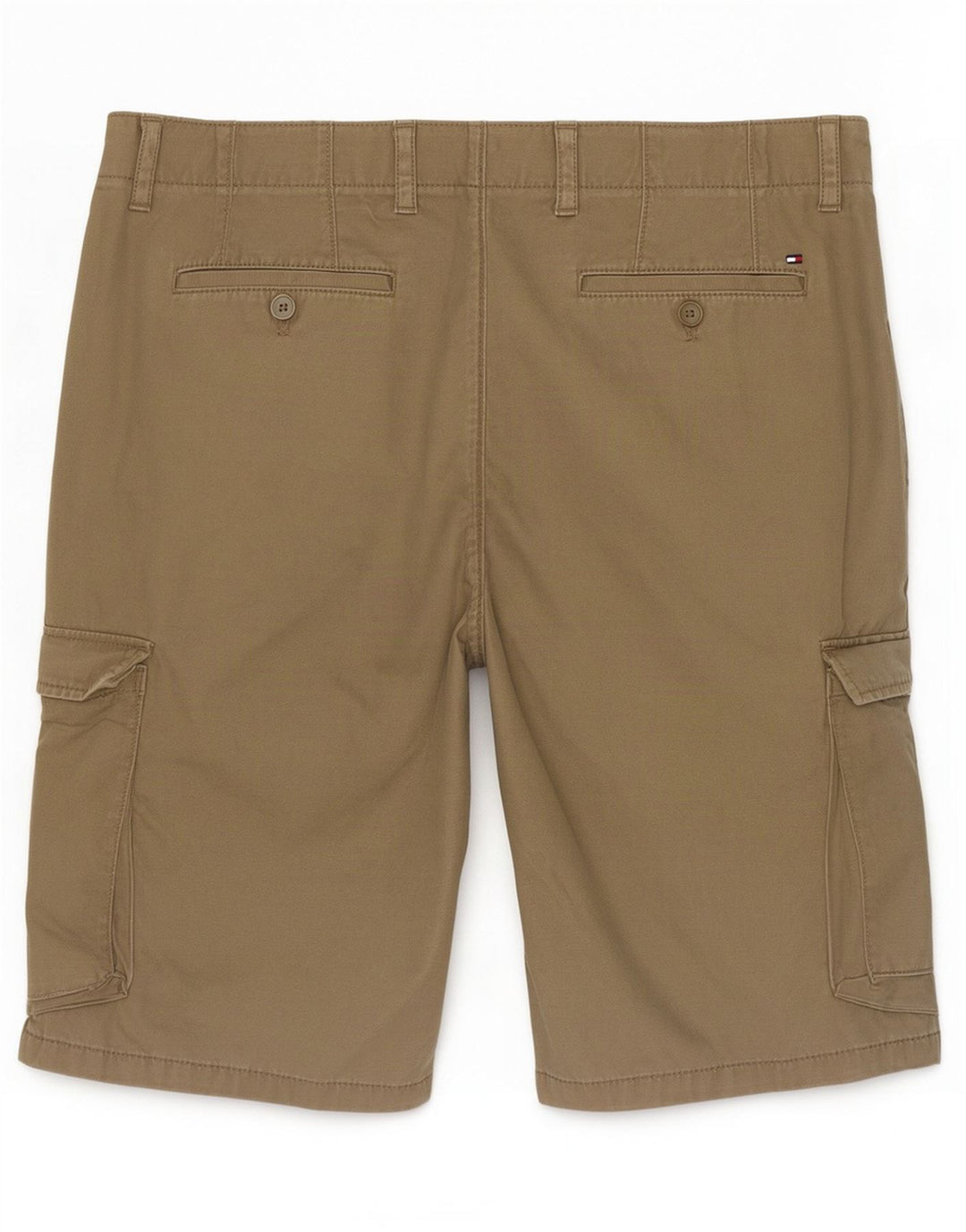 Shorts cargo masculino Tommy Hilfiger W36 grande algodão cáqui