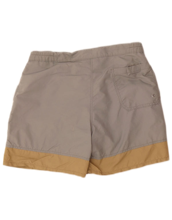 Shorts de natação masculino North Sails Graphic cinza médio colorblock poliamida