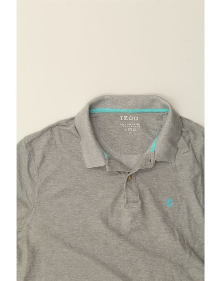 IZOD Mens Polo Shirt XL Grey Cotton Vintage Izod and Second-Hand Izod from Messina Hembry 