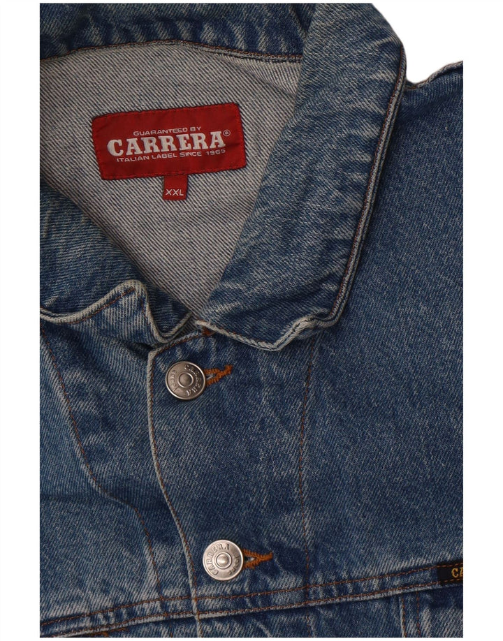 Jaqueta jeans masculina Carrera UK 44 2XL azul