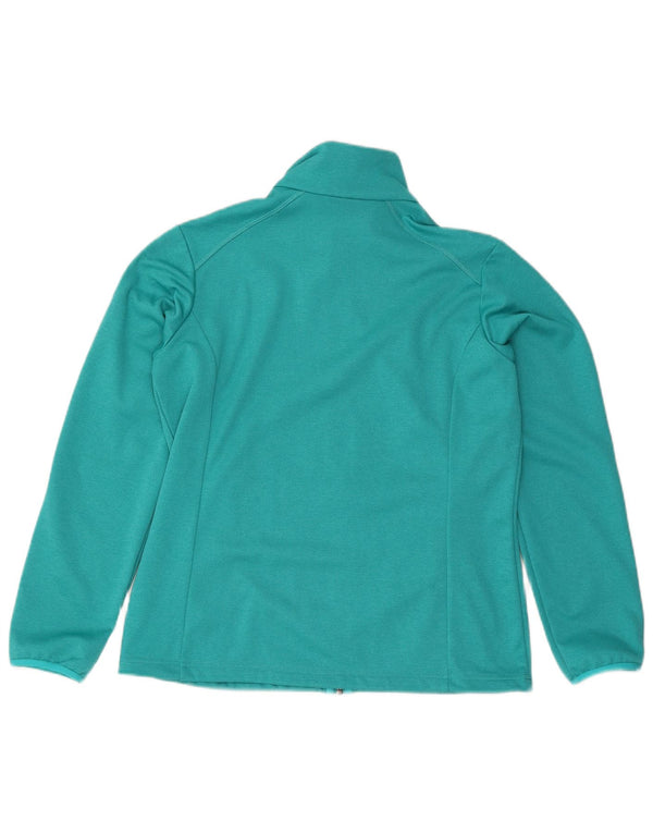 Jack Wolfskin Womens Tracksuit Top Jacket UK 14/16 Large Turquoise