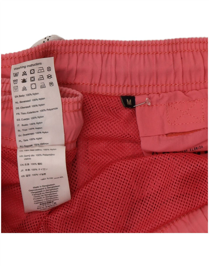 Shorts de natação masculino Gaastra gráfico médio rosa nylon