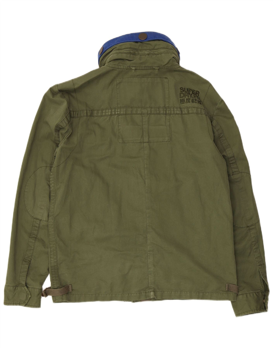 Jaqueta utilitária masculina Superdry UK 38 algodão verde médio