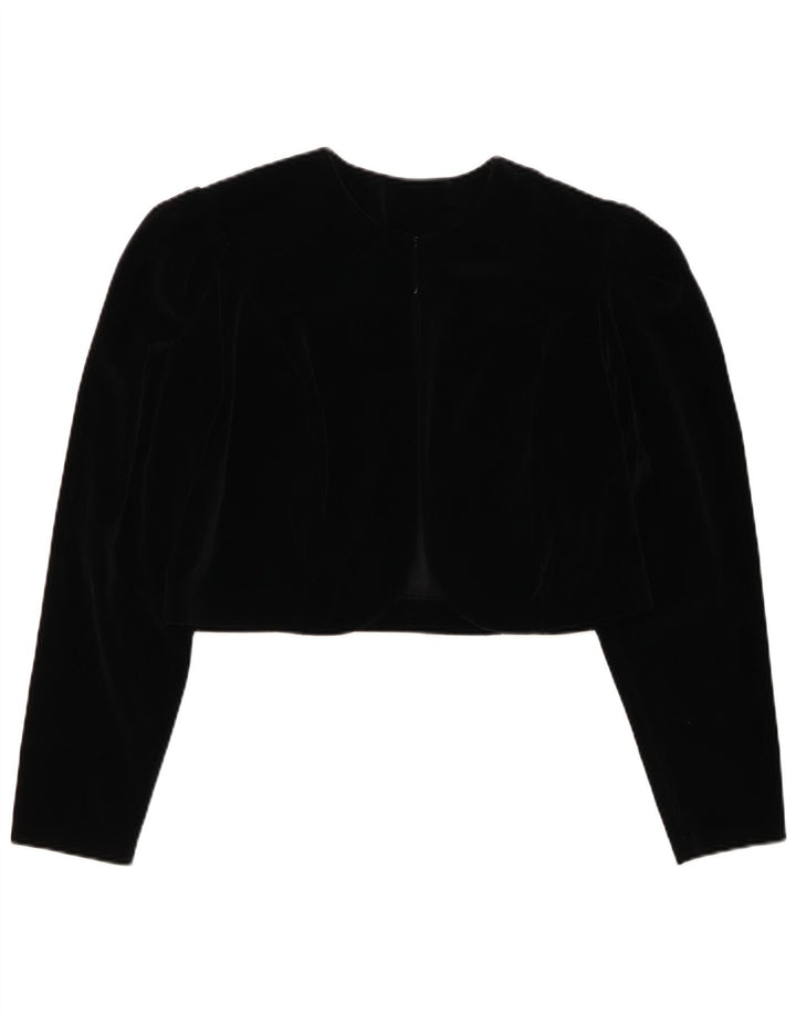 CHOU CHOU Top Bolero Feminino Reino Unido 14 Grande Preto