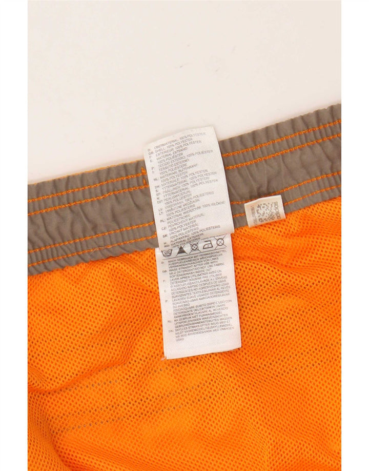 Adidas Mens Graphic Natação Shorts 2XL Laranja Colorblock Poliéster