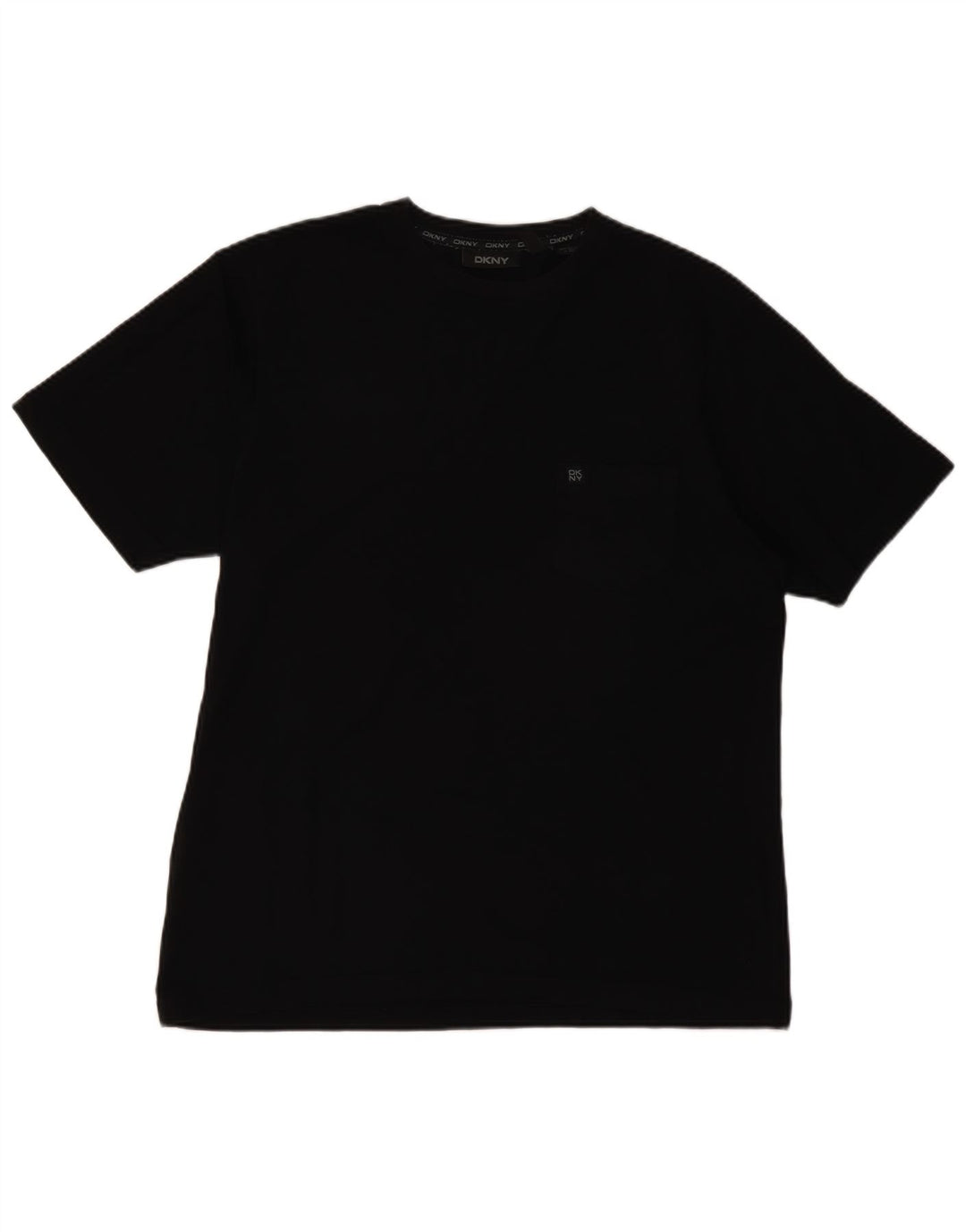 Camiseta masculina DKNY grande algodão preto