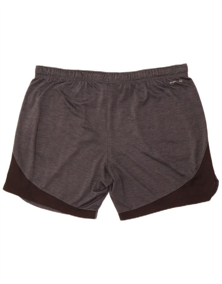 Russell Athletic Mens Sport Shorts Grande Poliéster Colourblock Cinza