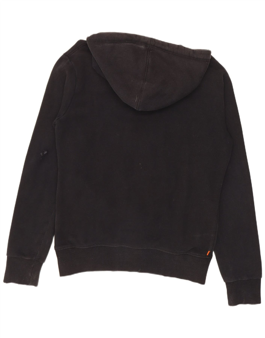 Superdry Mens Graphic Hoodie Jumper Médio Algodão Preto