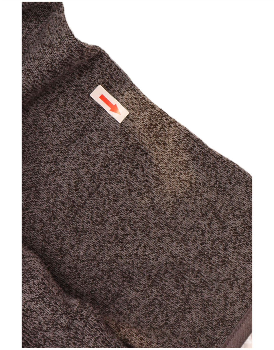 Moletom com capuz masculino Weird Fish com zíper e poliéster cinza médio