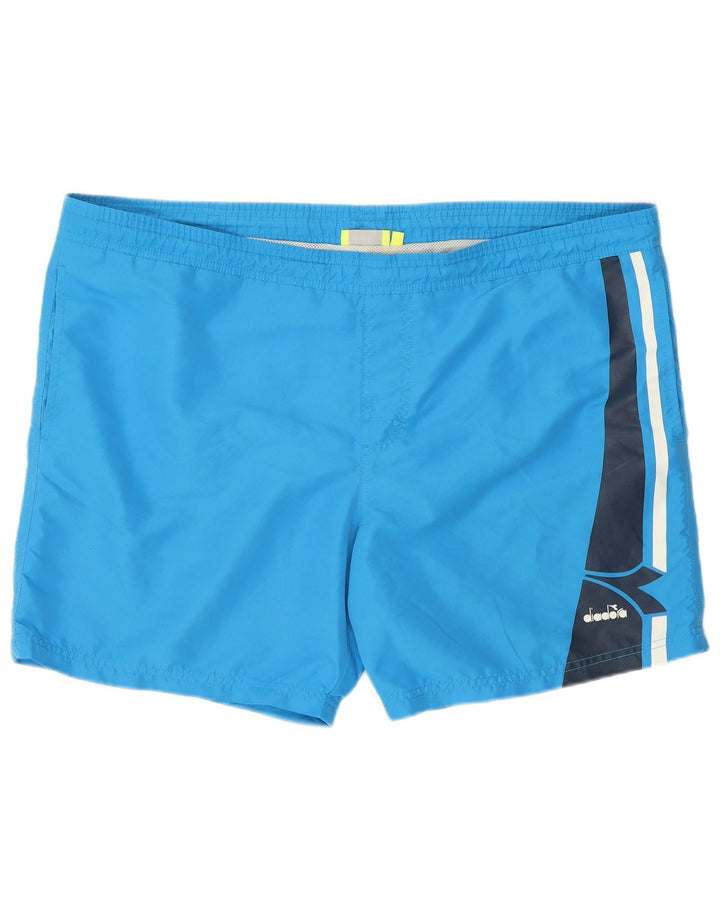 Shorts de natação masculino Diadora 2XL azul Colourblock poliéster