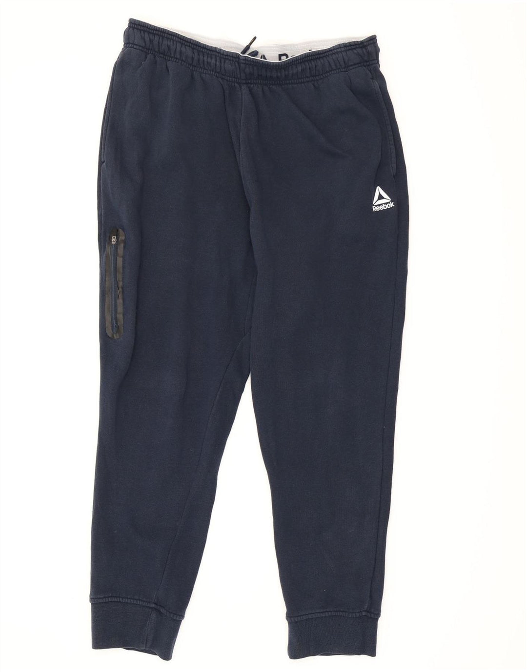 Reebok Mens Cargo Calças de treino Joggers grandes azul marinho