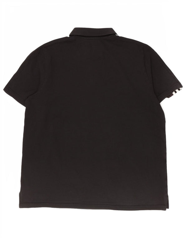 Camisa polo masculina Adidas 2XL algodão preto