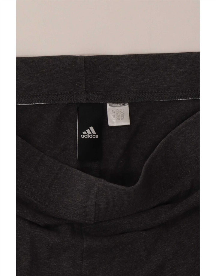 Leggings Adidas Feminino Gráfico Médio W28 L27 Cinza