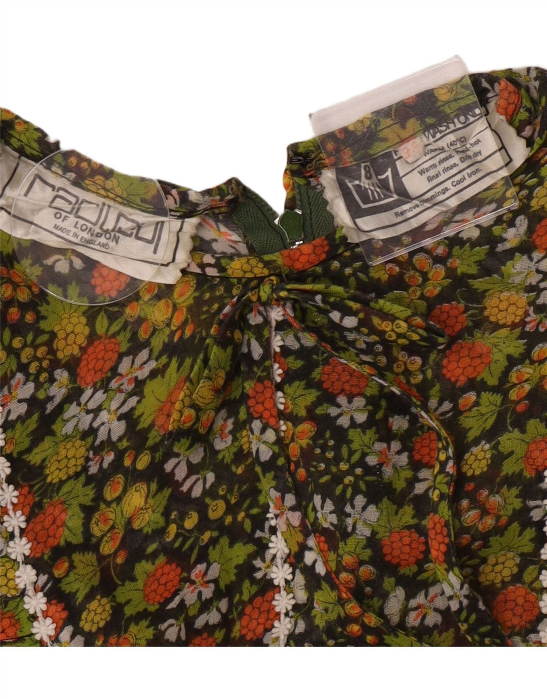 Vestido maxi feminino Radley EU 38 verde médio floral