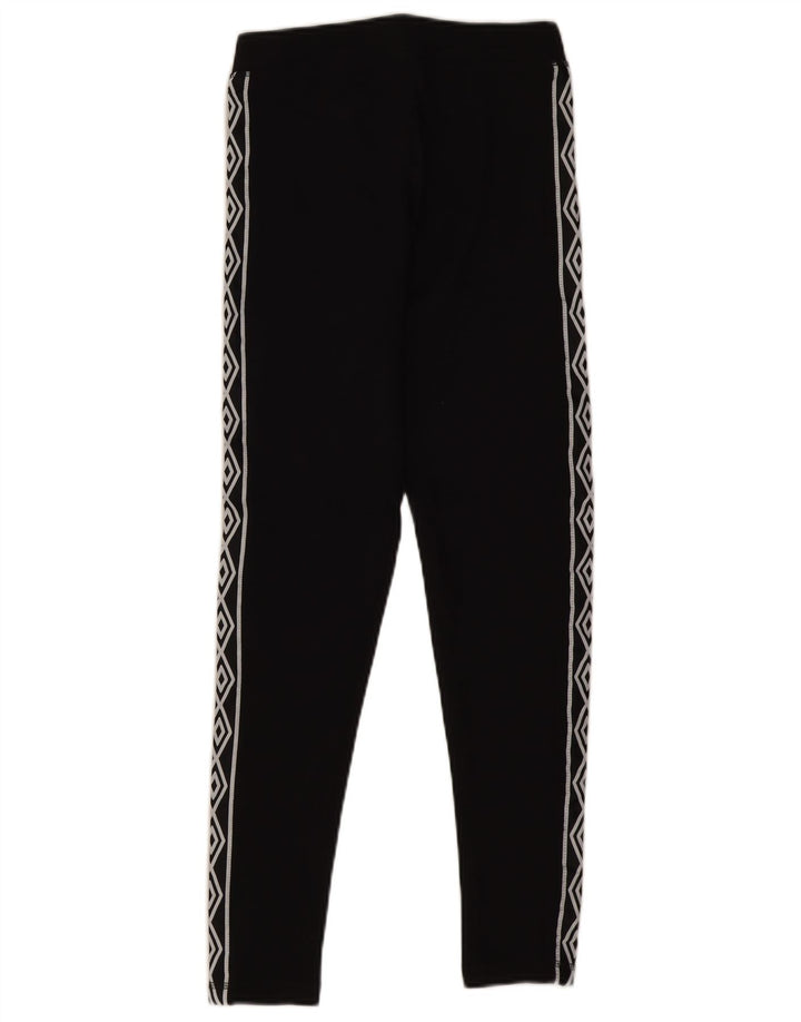 Umbro Leggings Gráficos Femininos UK 10 Pequeno Algodão Preto