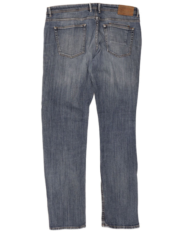 Massimo Dutti Masculino Casual Fit Jeans Slim EU 46 XL W36 L33 Azul