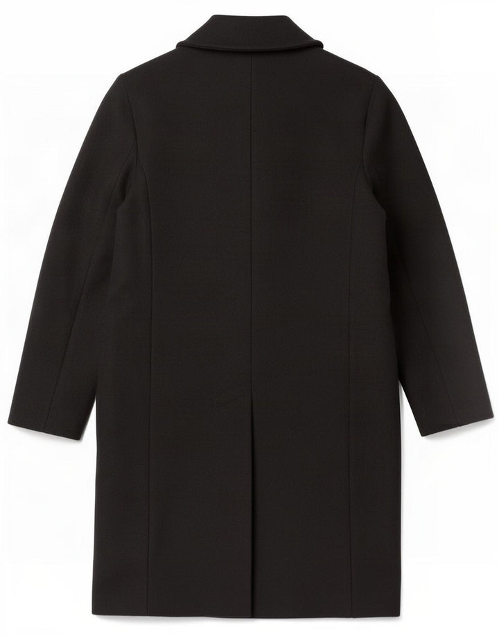 Sobretudo feminino Zara UK 6 XS lã preta
