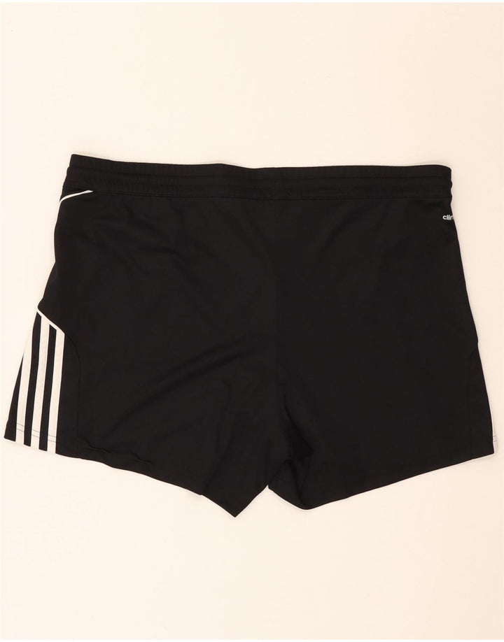 ADIDAS Womens Climacool Sport Shorts UK 12/14 Médio Preto