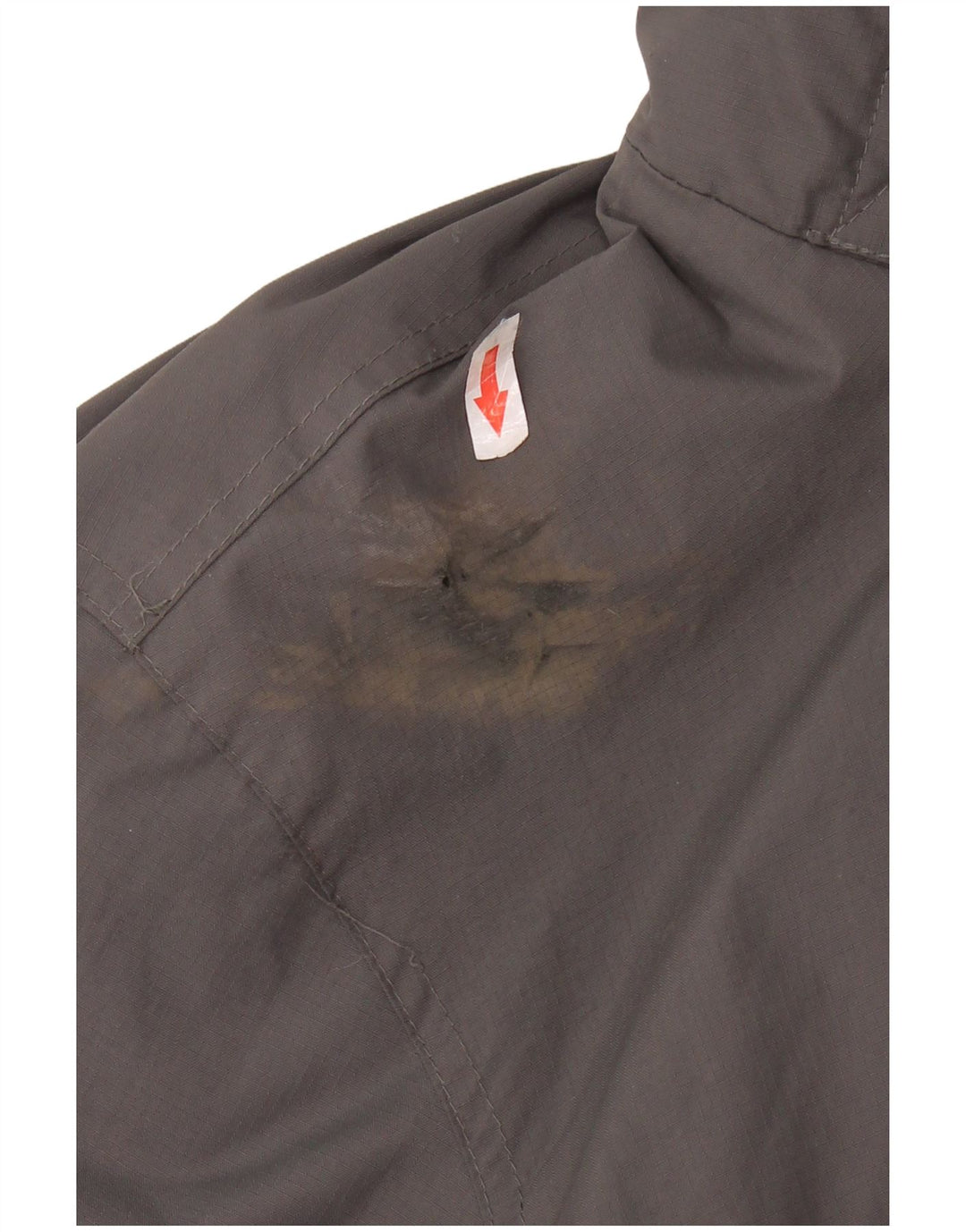 Jaqueta corta-vento masculina SUPERDRY com capuz UK 38 nylon cinza médio