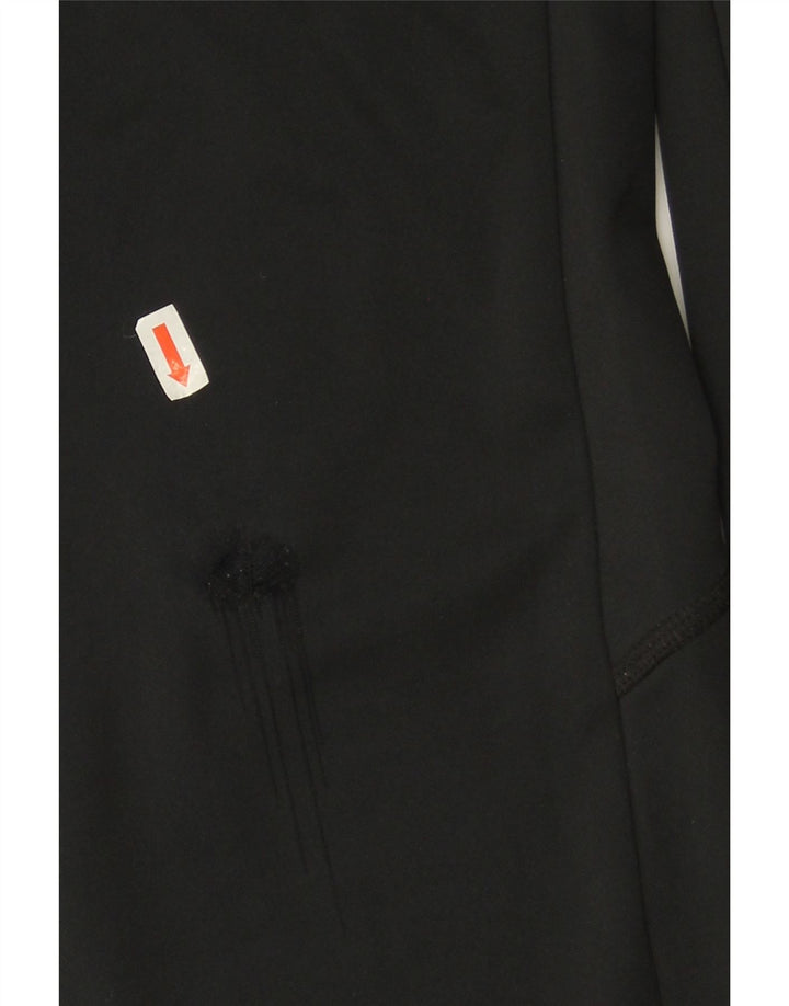 Calça de treino feminina Nike Dri Fit UK 8 pequena preta poliéster