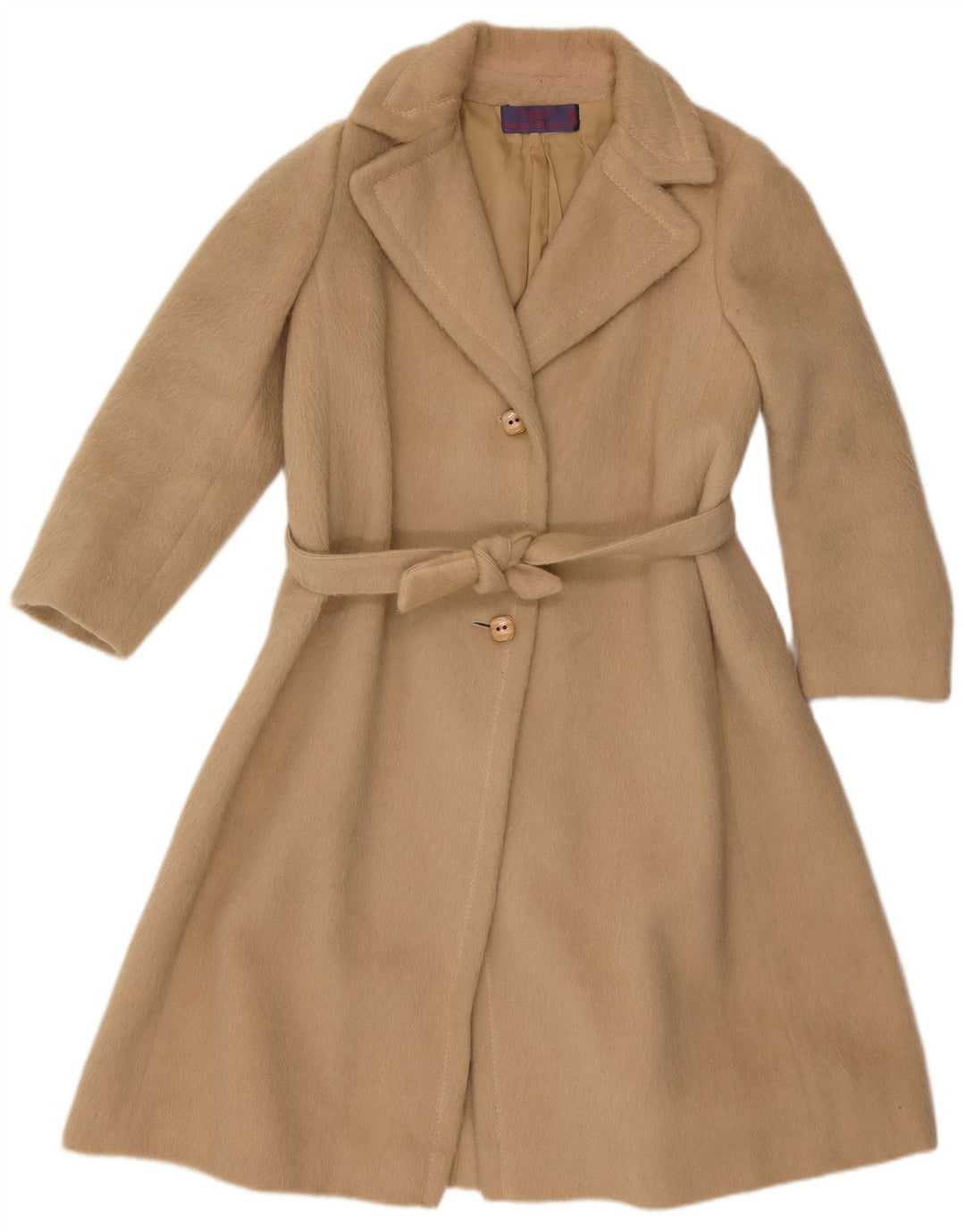 Sobretudo feminino vintage IT 48 XL bege